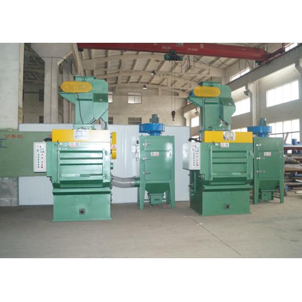 Buy Tumble Belt Automatic Shot Blasting Machine , 200L Volume Industrial Shot Blaster at wholesale prices