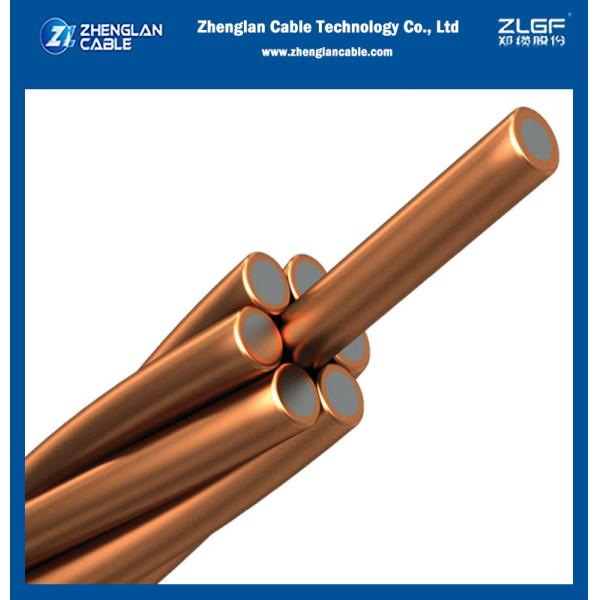 ASTM B227 Copper Clad Steel Wire Tinned CCS Wire Stranded MOQ 5 000m