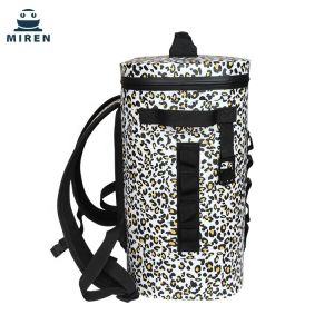 TPU Waterproof Picnic Cooler Bag , Leopard Camouflage Insulated Cooler Backpack