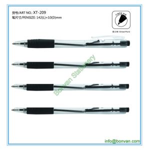 cheap price school stationery pen, office click pen