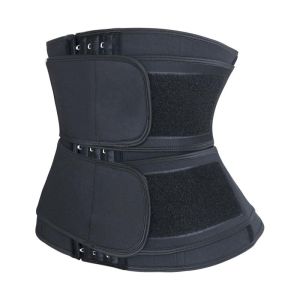 Black Waist Cincher Neoprene Waist Trainer 6XL With Logo Customized