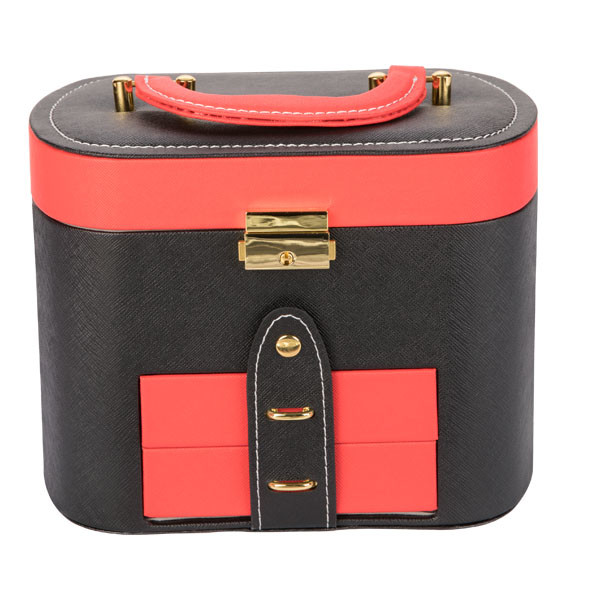 Buy Velvet Interior pu Leather Jewelry Box with Mirror at wholesale prices