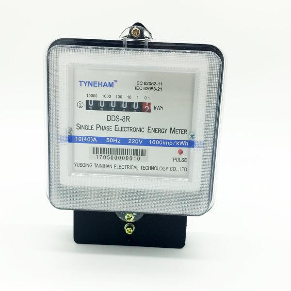 Buy Front Board Installed Digital KWH Meter With Single Phase Two Wire DDS - 8R at wholesale prices