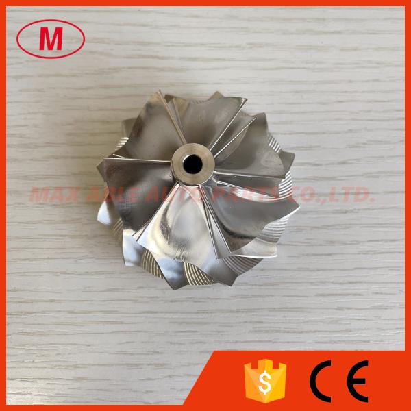GT15-25 49.62/61.98mm 6+6 blades Turbo milling/aluminum 2618/billet compressor wheel