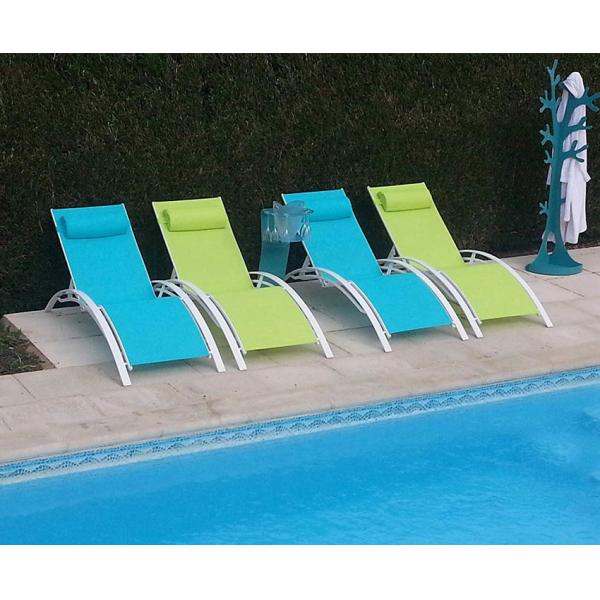 71cm Breadth 194cm Depth Outdoor Patio Chaise Lounges Folding