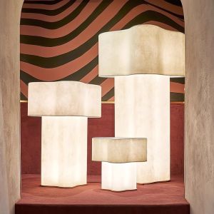 2000LM White Fabric Chandelier