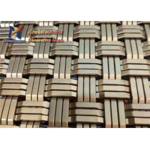 Three Wires Special Style Architectural Woven Wire Mesh Railing Ceilings Divider