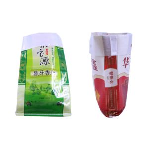 Biodegradable Woven Polypropylene Feed Bags Anti Slip Laminated White