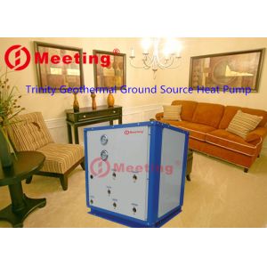 Quality Meeting Trinity Geothermal Ground Source Heat Pump WIFI Control Heating 12KW Cooling 9KW for sale