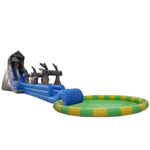 Quality inflatable N slide with pool for chlidren for sale