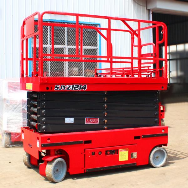 CE 6m 8m 10m 12m Aerial Work Platform Hydraulic Self-Propelled Scissor Lift Home