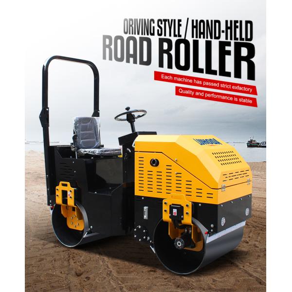 Free Shipping Small Road Roller 1.5 Tons Hydraulic Two Wheel Soil Compactor Roller with Good Price