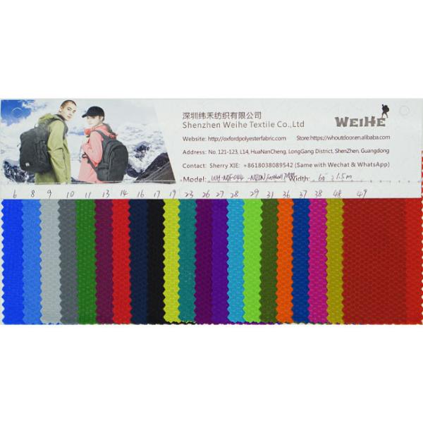 70D 100% Polyamide Ripstop Football Grid Nylon Oxford Fabric For Outdoor Bag