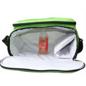 Green Chess Printing Insulated Cooler Lunch Bag Lunch Handbag