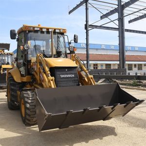 Construction Works Carraro Axles Backhoe Loader With Variable Attachments