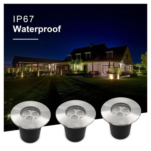 Buy Underground COB Outdoor LED Garden Lights 3W 6W 9W In Ground Sidewalk Lights at wholesale prices