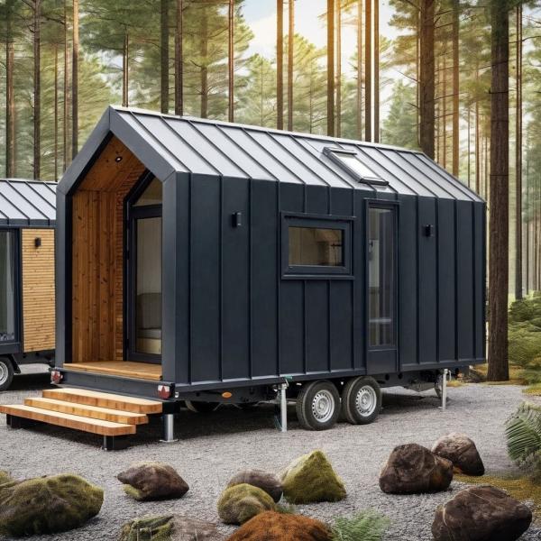 Modern Design Prefab House Wall 75mm Wave Sandwich Panel 20ft Foldable Container