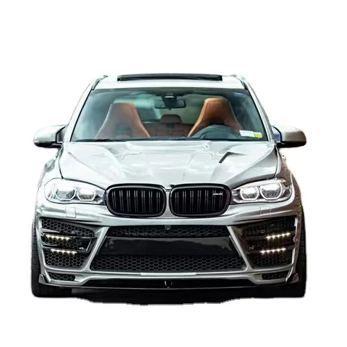For BMW X5 X5M Wide-body Kit X5 X5M Upgraded RD Carbon Fiber Style Front and