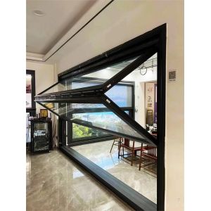 China Aluminum Bifold Window Double Glazing Tempered Glass Aluminium Folding