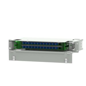 Indoor Application LC Type 24 Ports Optical Fiber Distribution Patchpanel for