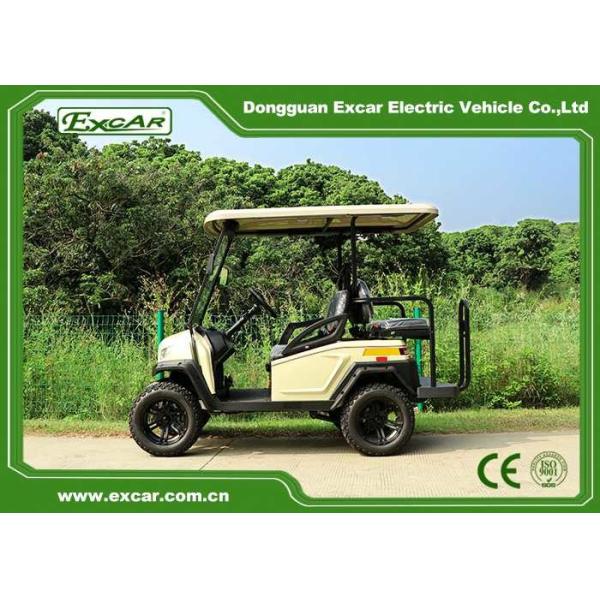 Electric 2 Seats Golf Cart Hunting Buggies With Flip Seats