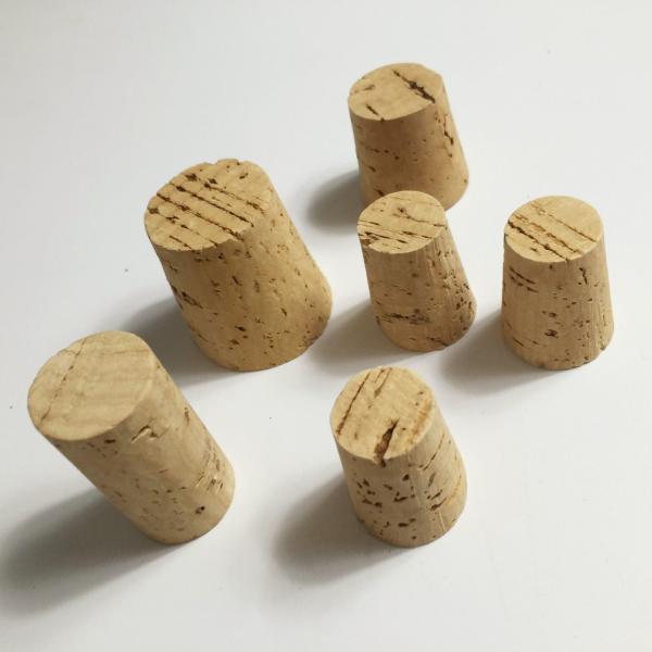 Small Tapered Conical Cork Bottle Stopper Replacement Flexibility ODM