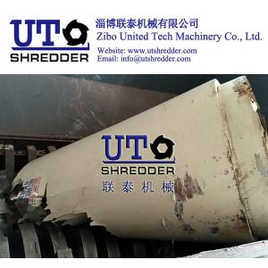 double shaft shredder/ Cardboard barrel shredder/ wooded barrel shredder/