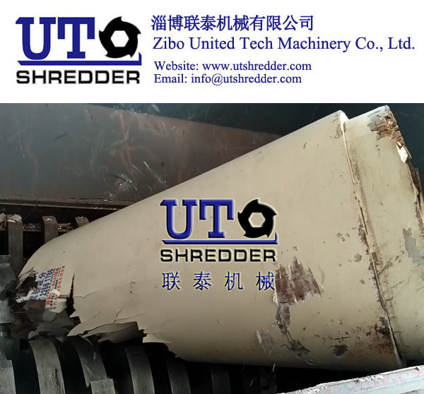 double shaft shredder/ Cardboard barrel shredder/ wooded barrel shredder/