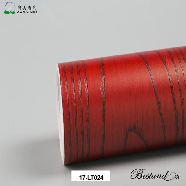Self Adhesive Wood Grain Vinyl Decorative Film for Furniture Makeover and Enhancement
