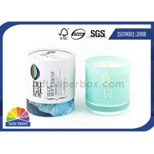 Metallic Foils Cylinder Gift Paper Packaging Tube Rolled Edge Recycled