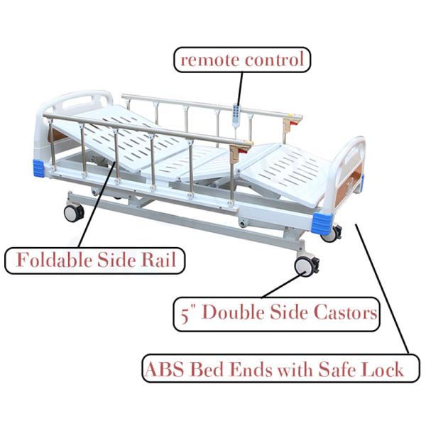 Electric Patient Bed With 3 Functions By Remote Control