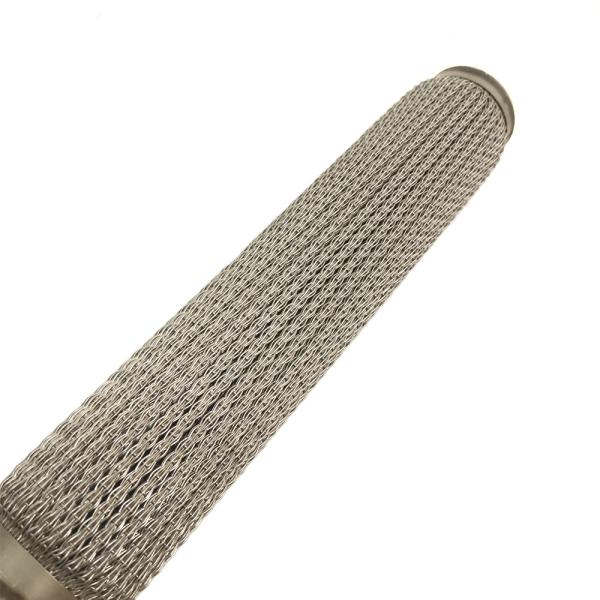 Customized Size 10 20 30 Inch Stainless Steel Pleated Filter Cartridge Sintered Metal Candle Filter