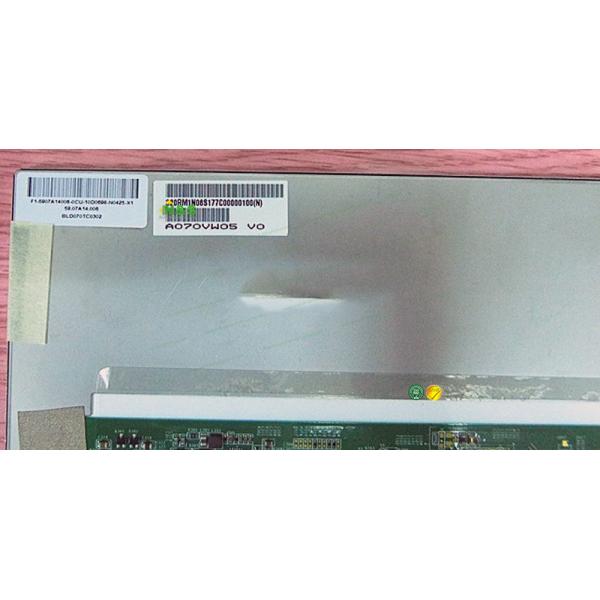 Buy Automotive Flat Panel LCD Display A070VW05 V0 AUO7" LCM 800×480 For Digital Photo Frame at wholesale prices