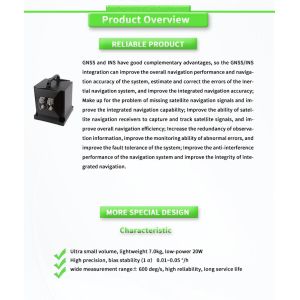 Speed Accuracy ≤0.03m/s UNIVO UBTS1000Y GNSS/INS Integrated Inertial Navigation