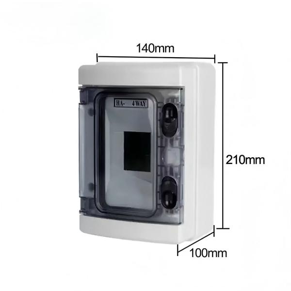ABS Plastic 4 Way Junction Box HA4 IP65 Outdoor Electrical Enclosure Waterproof