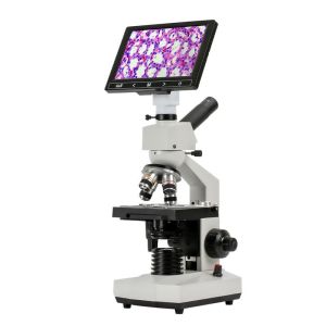 Trinocular Drawtube Electron Microscope for Display in Biology Scientific