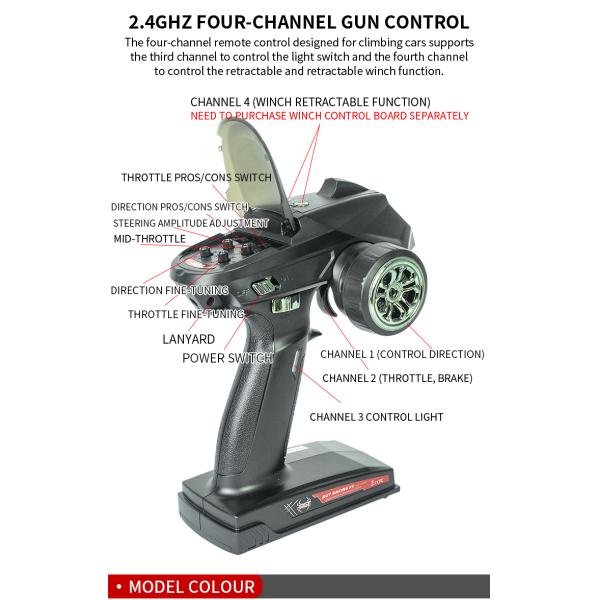 RTR Off Road Remote Control RC Trucks RGT EX86110 1/10 4WD RC Monster Truck