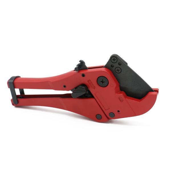 Buy Ratcheting Plastic PVC Pipe Cutter With 42mm Straight Edge at wholesale prices