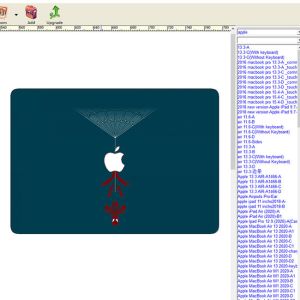 Custom-Sized Laptop Skin Screen Protector Machine With Sticker Design Software