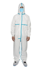 Buy Breathable Disposable Isolation Gowns Medical Protective Clothing Dustproof at wholesale prices