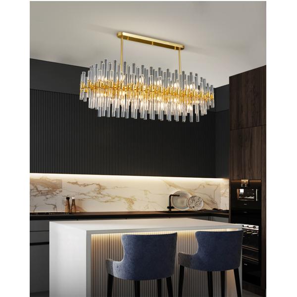Led Glass Chandelier For Dining Room Kitchen Modern Home Decor led crystal chandelier(WH-CY-240)