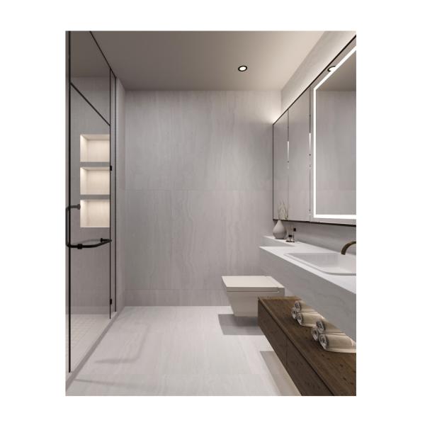 Acid-Resistant Stone Soft Ceramic Tile for Bathroom and Swimming Pool in Matte Finish