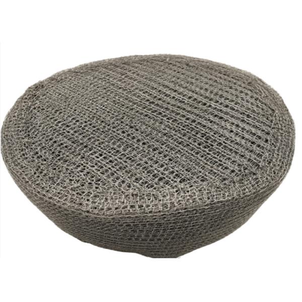 SS316L Knit Mesh Demister Pad with 500mm Width and Irregular Hole for Corrosion