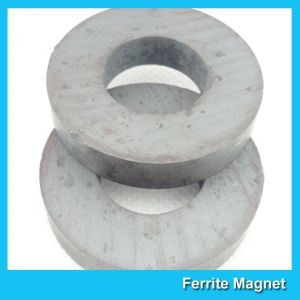 Ferrite Ceramic Round Magnets Ring Shaped For Speaker / Motor / Sensor