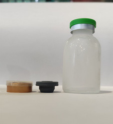 5ml Vulcanized Molded Glass Vial Hot Stamping Glass Reagent Bottles