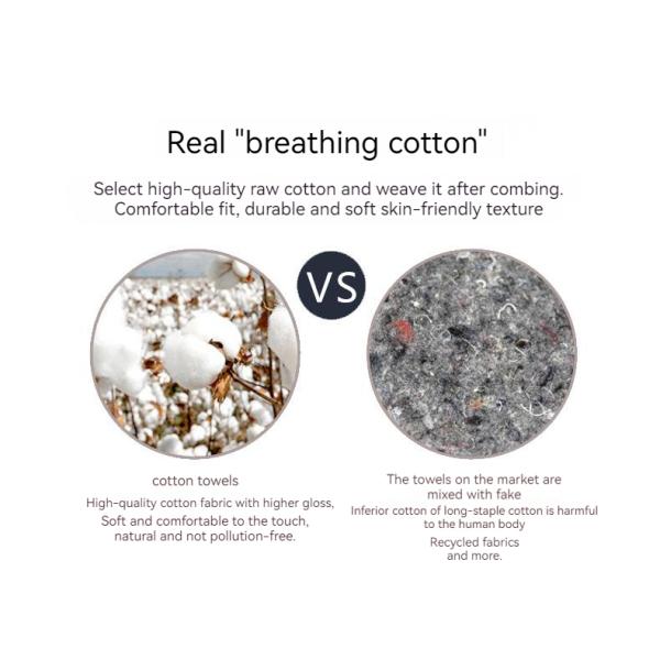 Customer Logo 600 GSM 100% Cotton Square Towel for Quick Drying and Soft Touch