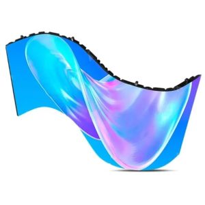 P1.875 Flexible LED Display Screen Magnets Front Service For Creative Designs