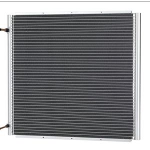 Square Microchannel Tubular Heat Exchanger Aluminum Fin Material