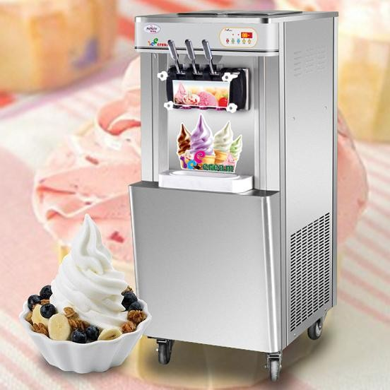 22 L/H Commercial Counter Soft Ice Cream Machine Stainless Steel Ice Cream Making Machine