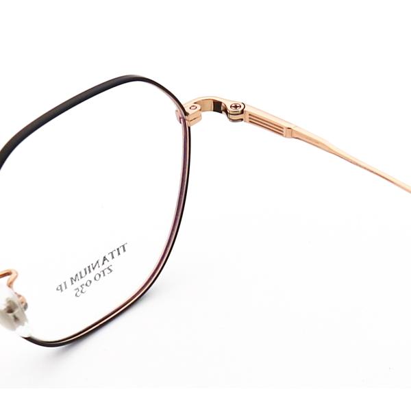 Retro Classic Oversized Beta Titanium Glasses Frame For Younger Man Woman